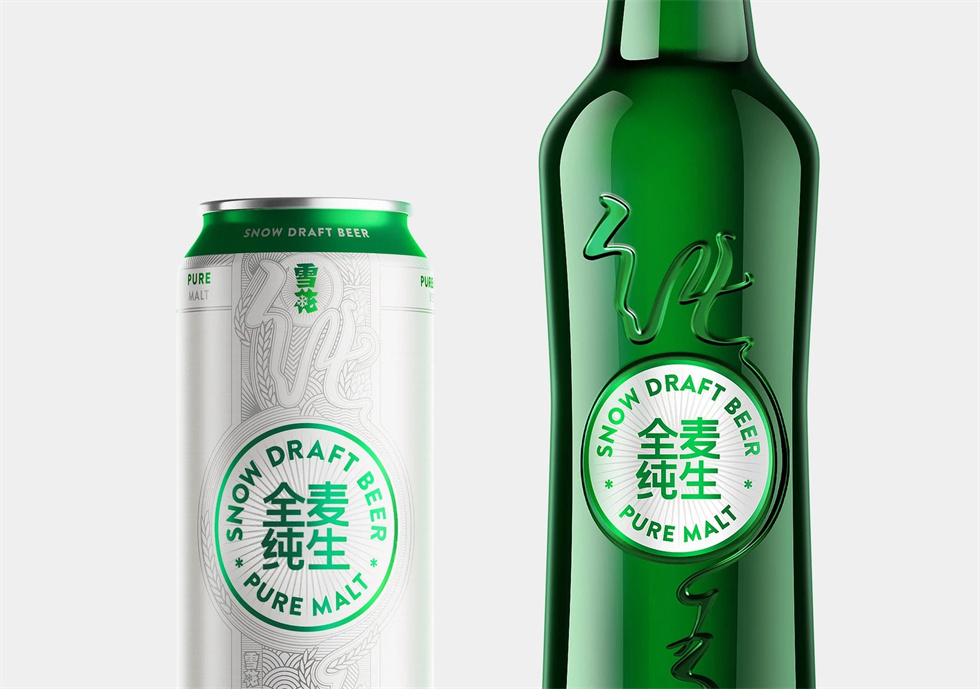 全麥純生啤酒包裝設(shè)計